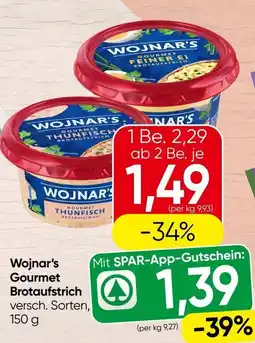 Spar Wojnar's Gourmet Brotaufstrich Angebot