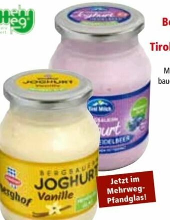 Interspar Berghof Joghurt Angebot