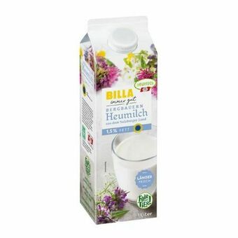 Billa Bergbauern Heumilch Angebot
