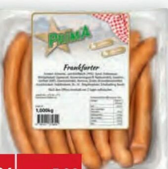 Billa Frankfurter Angebot