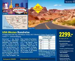 Lidl Reisen USA Westen Rundreise Angebot