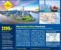 Lidl Reisen Metropolen Chinas Rundreise 14-tägige Reise inkl. Flug, 4- & 5-Sterne-Hotels, Verpflegung lt. Programm Angebot