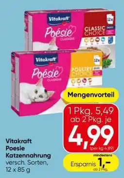 Eurospar Vitakraft Poésie Katzennahrung Angebot
