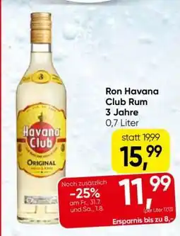 Eurospar Ron Havana Club Rum Angebot