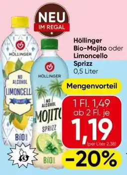 Eurospar Höllinger Bio-Mojito oder Limoncello Sprizz Angebot