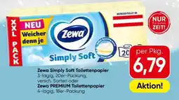 Eurospar Zewa Simply Soft Toilettenpapier Angebot