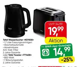 Eurospar Tefal Wasserkocher KO1508 Angebot