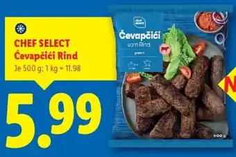 Lidl Chef select ćevapčići rind Angebot