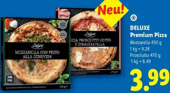 Lidl Deluxe premium pizza Angebot