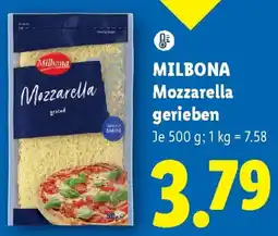 Lidl Milbona Mozzarella Angebot