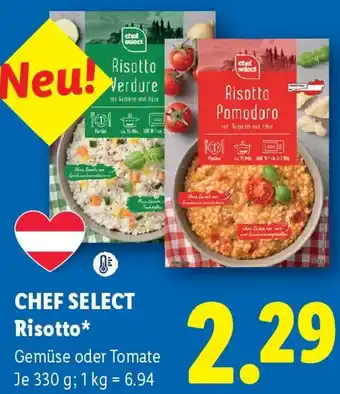 Lidl Chef select risotto Angebot