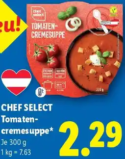 Lidl Chef select tomaten-cremesuppe Angebot