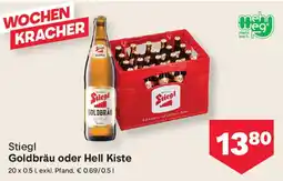 MPreis Stiegl goldbräu oder hell kiste Angebot