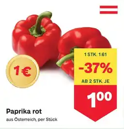 MPreis Paprika rot Angebot