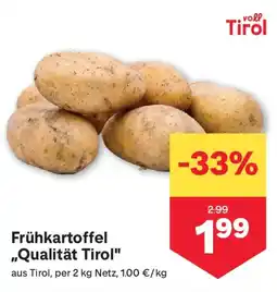 MPreis Frühkartoffel Qualität Tirol Angebot