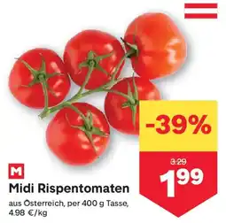 MPreis Midi Rispentomaten Angebot