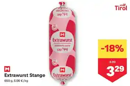 MPreis Extrawurst Stange Angebot