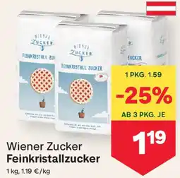 MPreis Wiener Zucker Feinkristallzucker Angebot