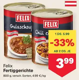 MPreis Felix fertiggerichte Angebot