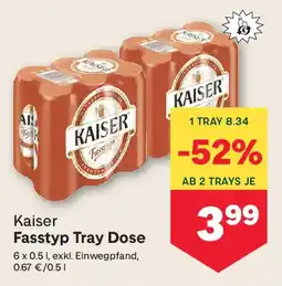 MPreis Kaiser Fasstyp Tray Dose Angebot