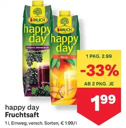 MPreis Happy day fruchtsaft Angebot