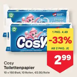 MPreis Cosy Toilettenpapier Angebot