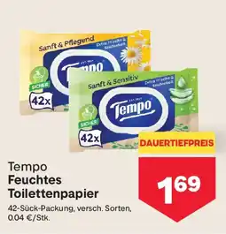 MPreis Tempo Feuchtes Toilettenpapier Angebot