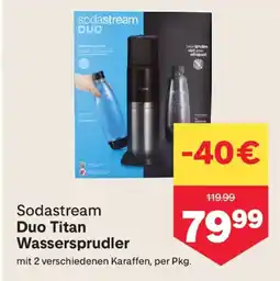 MPreis Sodastream Duo Titan Wassersprudler Angebot