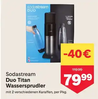 MPreis Sodastream Duo Titan Wassersprudler Angebot