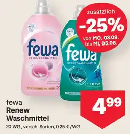 MPreis Fewa Renew Waschmittel Angebot