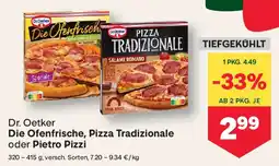 MPreis Dr. Oetker Die Ofenfrische, Pizza Tradizionale oder Pietro Pizzi Angebot