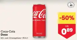 MPreis Coca-Cola Dose Angebot