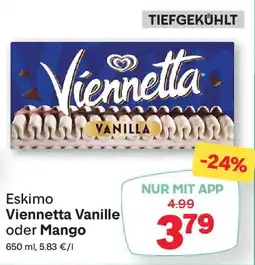 MPreis Eskimo Viennetta Vanille oder Mango Angebot