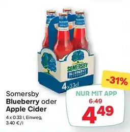 MPreis Somersby Blueberry oder Apple Cider Angebot