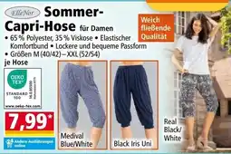Norma Sommer- Capri-Hose für Damen Angebot
