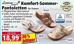 Norma Komfort-Sommer- Pantoletten Angebot