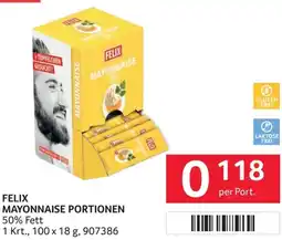 Transgourmet Felix mayonnaise portionen Angebot