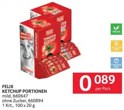 Transgourmet Felix ketchup portionen Angebot