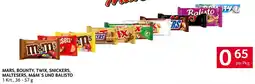 Transgourmet Mars, bounty, twix, snickers, maltesers, m&m's und balisto Angebot