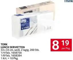 Transgourmet Tork lunch servietten Angebot
