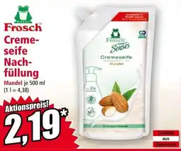 Norma Frosch Creme- seife Nach- füllung Angebot