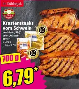 Norma Krustensteaks vom Schwein Angebot