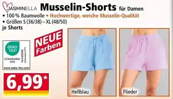 Musselin-Shorts für Damen