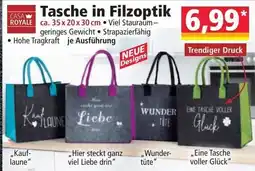 Norma Tasche in Filzoptik Angebot