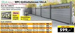Norma Wpc-sichtschutzzaun valla Angebot