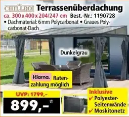 Norma Terrassenüberdachung Angebot