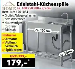 Norma Edelstahl-Küchenspüle Angebot