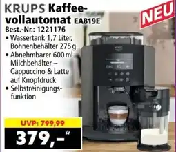 Norma Krups kaffee- vollautomat ea819e Angebot