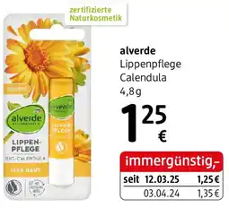 dm Alverde lippenpflege calendula Angebot