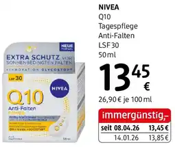 dm Nivea Q10 Tagespflege Anti-Falten LSF 30 Angebot